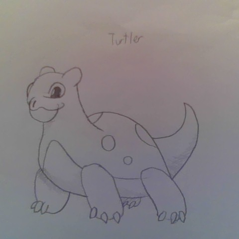 Turtler, the water turtle pokemon, (starter)