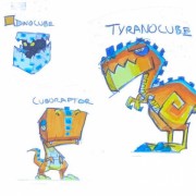 Dinocube Cubaptor Tyranocube