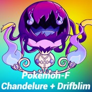 Pokémon-F. Chandelure + Drifblim