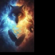 Raining Eclipse Wolf