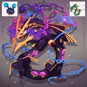 cosmic mega Rayquaza 